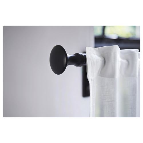 IKEA - BACKRADULA, finials, black