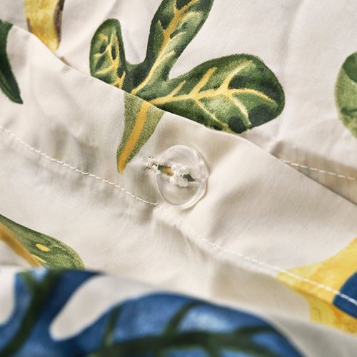 IKEA - KRONBUSKE, single duvet cover sets, light beige, 150x200/50x60 cm