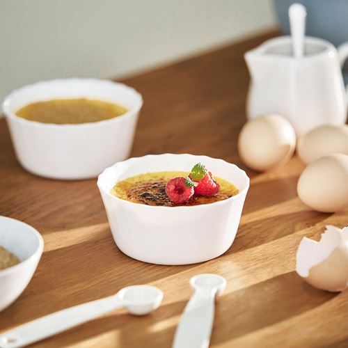 IKEA - FISKTARNA, sufle kabı, beyaz, 11 cm