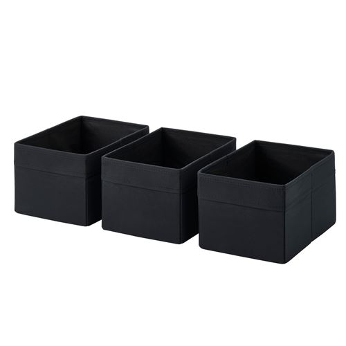 IKEA - DRÖNA, box, black, 18x25x15 cm