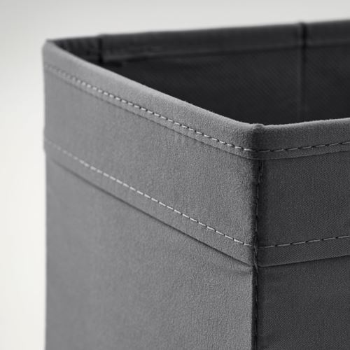IKEA - DRÖNA, box, dark grey, 18x25x15 cm