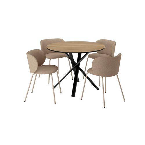 oak effect black-Tonerud dark beige