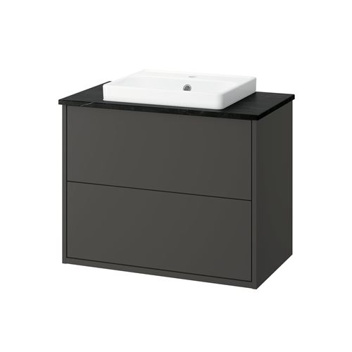 dark grey-black marble effect
