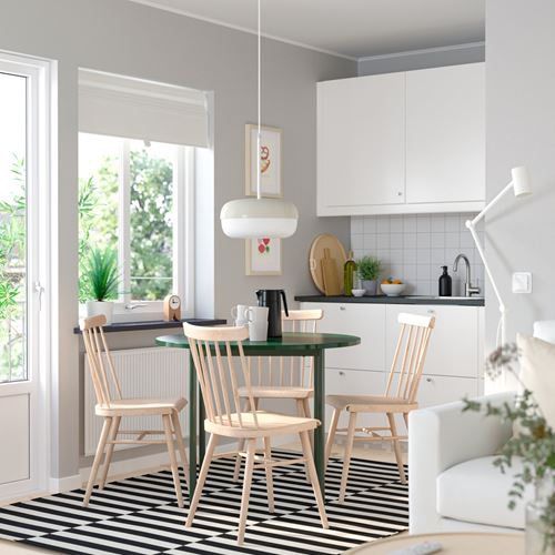 IKEA - IKEA PS 2026/HÖGVED, kitchen table set, pine/green, 4 chairs