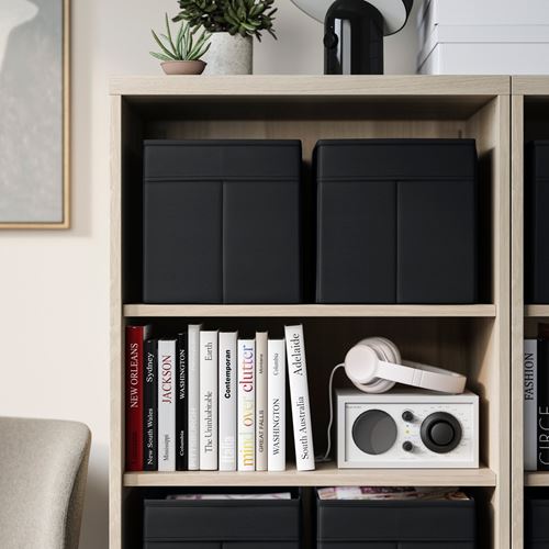 IKEA - DRÖNA, box, black, 25x35x25 cm