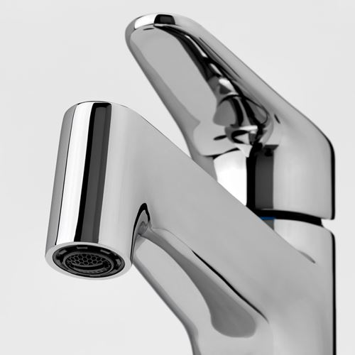 IKEA - MAJSJÖN, lavabo bataryası, krom kaplama, 19 cm