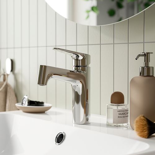 IKEA - MAJSJÖN, lavabo bataryası, krom kaplama, 19 cm