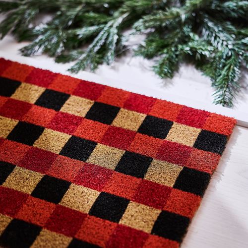 IKEA - VINTERFINT, mat, red/black, 40x60 cm