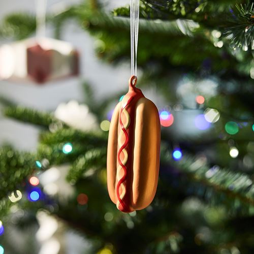 IKEA - VINTERFINT, ağaç süsü, çok renkli, 11 cm
