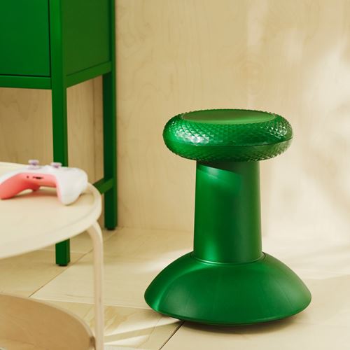 IKEA - YXSTABY, oyuncu taburesi, yeşil
