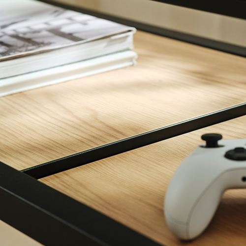 IKEA - YXSTABY, tekerlekli tv standı, siyah