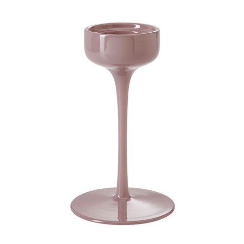 IKEA - BLOMSTER, candle holder, pink, 21 cm