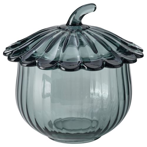 IKEA - SNÖSISKA, decorative bowl, dark grey-green, 15 cm