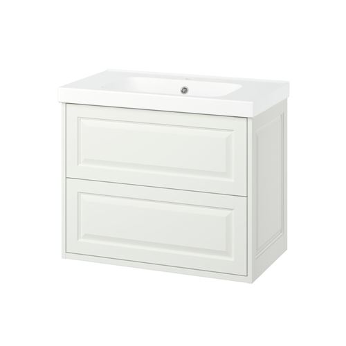 IKEA - TANNFORSEN/ORRSJÖN, lavabo dolabı kombinasyonu, beyaz, 82x49x69 cm