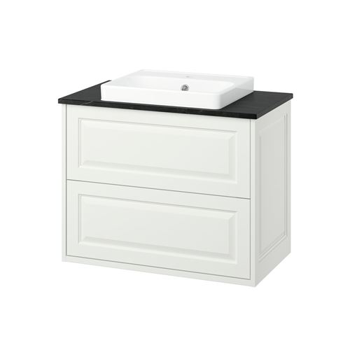 white-black marble appearance