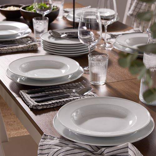 IKEA - VARDAGEN, set of serveware, white