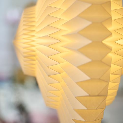 IKEA - STRALA, abajur başlığı, beyaz, 55 cm