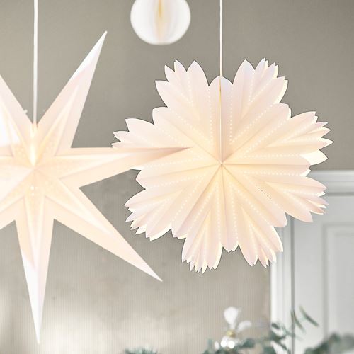 IKEA - STRALA, abajur başlığı, beyaz, 55 cm
