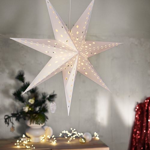 IKEA - STRALA, abajur başlığı, beyaz, 70 cm