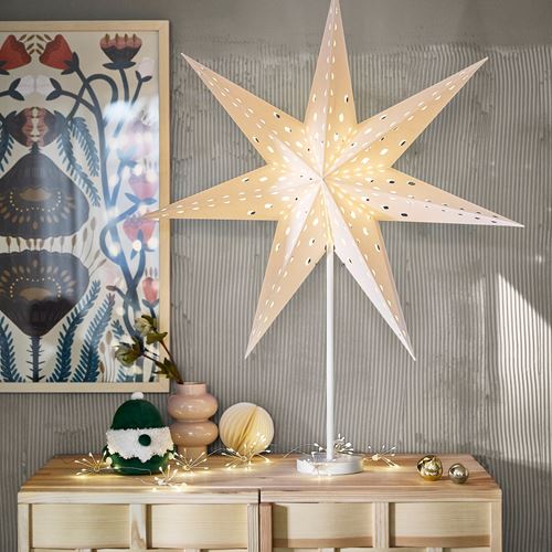IKEA - STRALA, abajur başlığı, beyaz, 70 cm