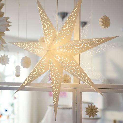 IKEA - STRALA, abajur başlığı, beyaz, 90 cm