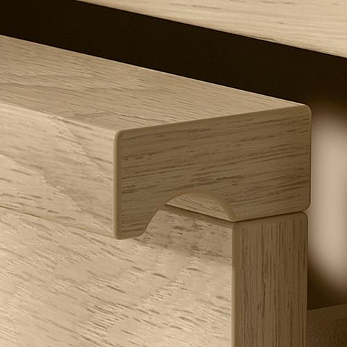 IKEA - ANKARUDDEN, sliding wardrobe, oak effect, 98x60x190 cm