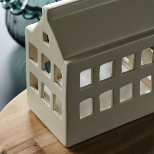 IKEA - SNÖSISKA, decorative lighting, white, 16 cm