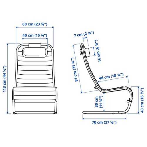 IKEA - YXSTABY, oyuncu koltuğu, vissle bej