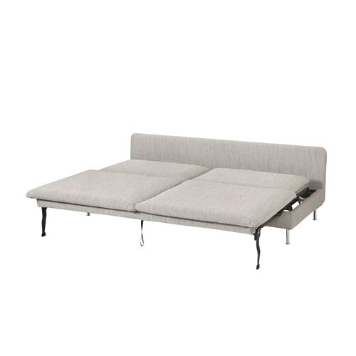 IKEA - SÖDERHAMN, 3'lü yataklı kanepe, viarp Bej-kahverengi
