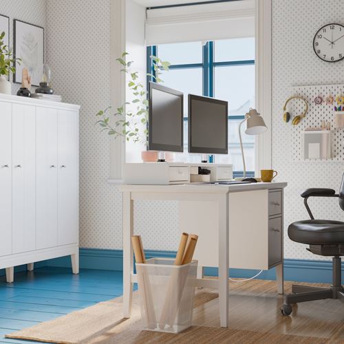 IKEA - GULLABERG/ALEFJALL, çalışma masası ve sandalye, beyaz-siyah