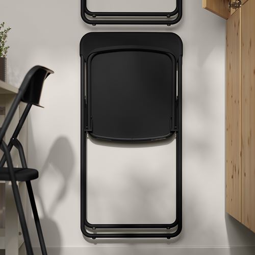 IKEA - VIHALS, folding chair, black