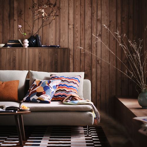 IKEA - FLIKHAGTORN, throw, multicolour, 120x160 cm