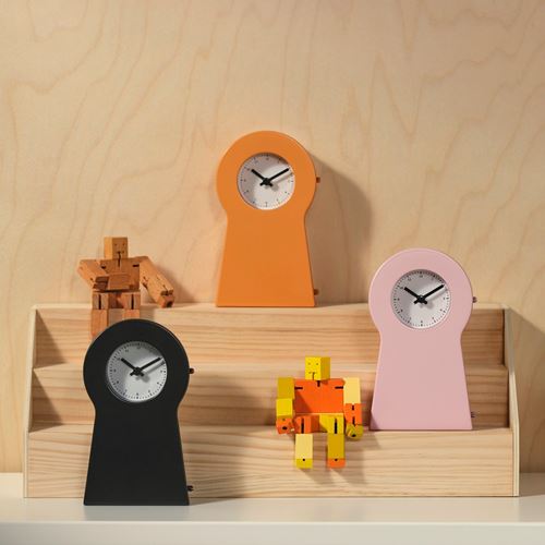 IKEA - IKEA, clock, orange, 14 cm