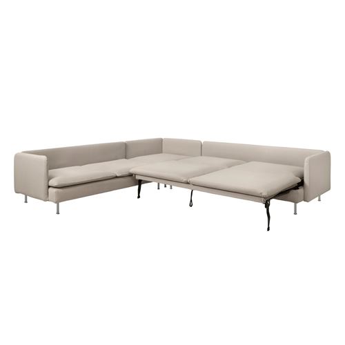 IKEA - SÖDERHAMN, 6'lı yataklı köşe kanepe, fridtuna açık bej