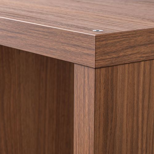 IKEA - KALLAX, open shelving unit, brown-walnut effect, 112x147 cm