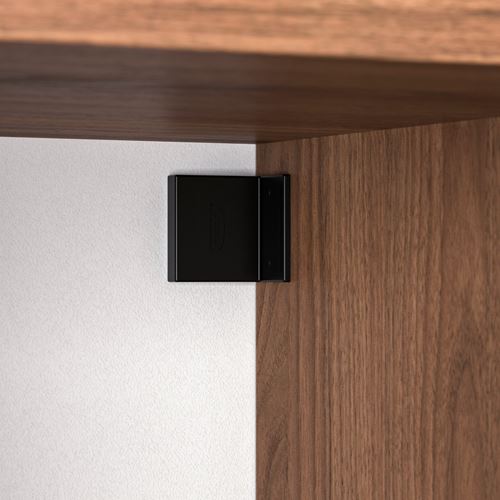 IKEA - KALLAX, open shelving unit, brown-walnut effect, 112x147 cm