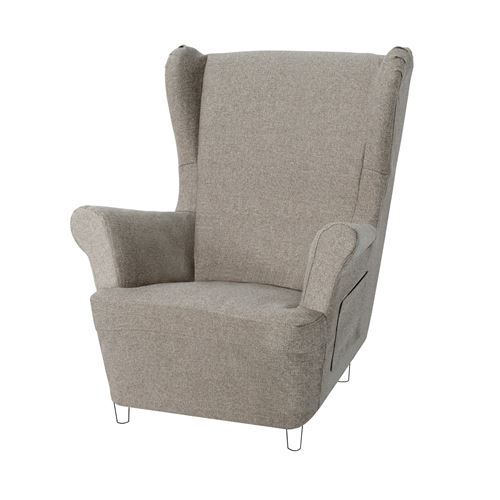 IKEA - STRANDMON, çocuk koltuğu kılıfı, Tibbleby koyu bej