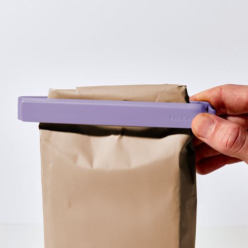 IKEA - BEVARA, paket mandalı, yeşil-lila