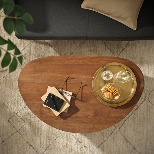 IKEA - ÖRTRASK, coffee table, brown ash veneer, 110x68 cm