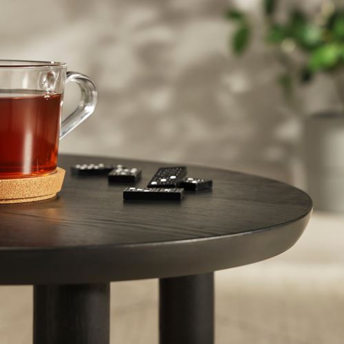 IKEA - ÖRTRASK, coffee table, black-ash effect, 110x68 cm