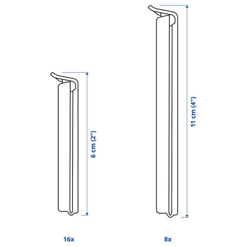 IKEA - BEVARA, paket mandalı, karışık renkler