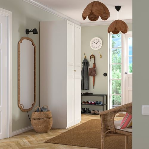 IKEA - PAX/FLISBERGET, PAX wardrobe, white-off white, 100x60x236 cm