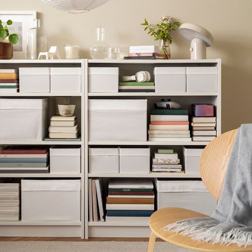 IKEA - DRÖNA, box, white, 18x25x15 cm
