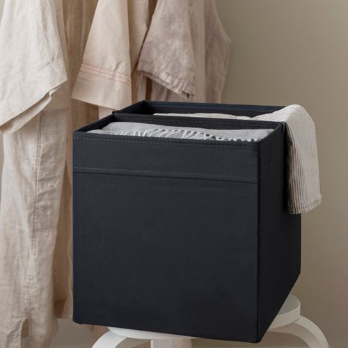 IKEA - DRÖNA, divider for storage box, black, 33x33 cm