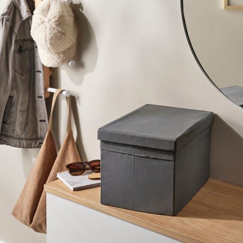 IKEA - DRÖNA, door, dark grey, 36x26 cm