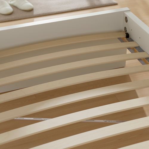 IKEA - STORKLINTA/LINDBADEN, single bed, white, 90x200 cm