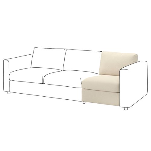 IKEA - VIMLE, seat section, knaback light beige