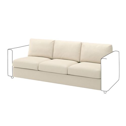 IKEA - VIMLE, seat section, knaback light beige