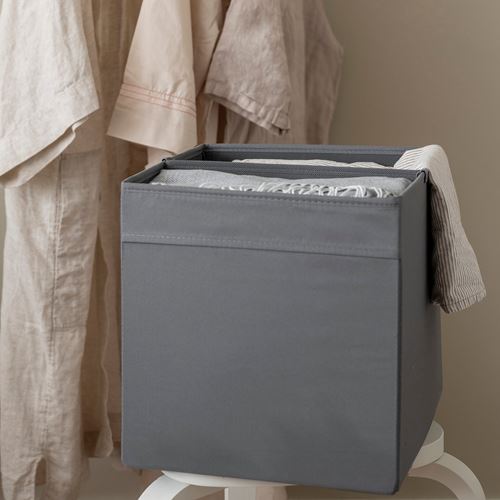 IKEA - DRÖNA, divider for storage box, dark grey, 33x33 cm
