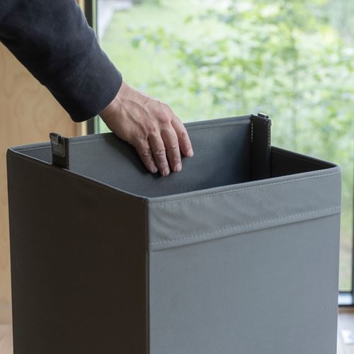 IKEA - DRÖNA, divider for storage box, dark grey, 33x33 cm
